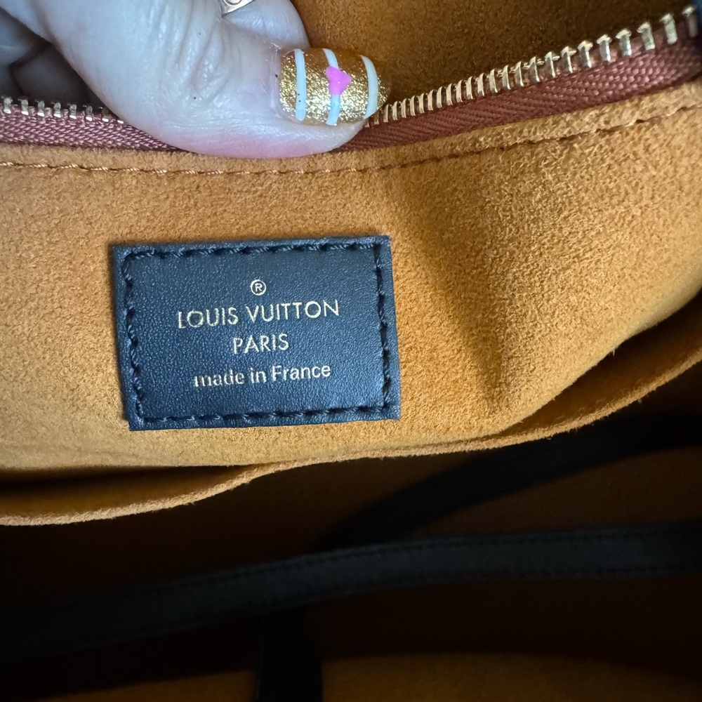 Louis Vuitton on the go tote black GM - Picture 4 of 11